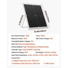 image:imageVEVOR 30W 12V Solar Panel Battery Charger Solar Battery Trickle Charger Maintainer with Intelligent MPPT Controller amp Adjustable Mount Bracket IP67 Waterproof for Car Boat RV Motorcycle Trailer30W