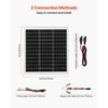 image:imageVEVOR 30W 12V Solar Panel Battery Charger Solar Battery Trickle Charger Maintainer with Intelligent MPPT Controller amp Adjustable Mount Bracket IP67 Waterproof for Car Boat RV Motorcycle Trailer20W