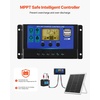 image:imageVEVOR 30W 12V Solar Panel Battery Charger Solar Battery Trickle Charger Maintainer with Intelligent MPPT Controller amp Adjustable Mount Bracket IP67 Waterproof for Car Boat RV Motorcycle Trailer20W