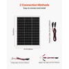 image:imageVEVOR 30W 12V Solar Panel Battery Charger Solar Battery Trickle Charger Maintainer with Intelligent MPPT Controller amp Adjustable Mount Bracket IP67 Waterproof for Car Boat RV Motorcycle Trailer25W