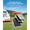 image:imageVEVOR 30W 12V Solar Panel Battery Charger Solar Battery Trickle Charger Maintainer with Intelligent MPPT Controller amp Adjustable Mount Bracket IP67 Waterproof for Car Boat RV Motorcycle Trailer20W