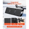 image:imageVEVOR 30W Foldable Solar Panel Charger 16BB NType Monocrystalline Solar Panel 24 Efficiency UltraLight Portable with USBA USBA QC30 amp TypeC Ports for Camping Backpacking Phones Tablets30W