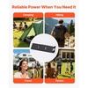 image:imageVEVOR 30W Foldable Solar Panel Charger 16BB NType Monocrystalline Solar Panel 24 Efficiency UltraLight Portable with USBA USBA QC30 amp TypeC Ports for Camping Backpacking Phones Tablets30W