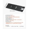 image:imageVEVOR 30W Foldable Solar Panel Charger 16BB NType Monocrystalline Solar Panel 24 Efficiency UltraLight Portable with USBA USBA QC30 amp TypeC Ports for Camping Backpacking Phones Tablets30W