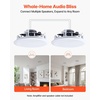 image:imageVEVOR 4 PCs 8 Inch in Ceiling Speakers 400W Flush Mount Ceiling amp inWall Speakers System with 8 Woofer1 Tweeter for Home Kitchen Living Room Bedroom or Covered Outdoor Porches150W2