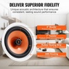 image:imageVEVOR 4 PCs 8 Inch in Ceiling Speakers 400W Flush Mount Ceiling amp inWall Speakers System with 8 Woofer1 Tweeter for Home Kitchen Living Room Bedroom or Covered Outdoor Porches100W4