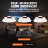 image:imageVEVOR 4 PCs 8 Inch in Ceiling Speakers 400W Flush Mount Ceiling amp inWall Speakers System with 8 Woofer1 Tweeter for Home Kitchen Living Room Bedroom or Covered Outdoor Porches100W4