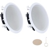 image:imageVEVOR 4 PCs 8 Inch in Ceiling Speakers 400W Flush Mount Ceiling amp inWall Speakers System with 8 Woofer1 Tweeter for Home Kitchen Living Room Bedroom or Covered Outdoor Porches150W2