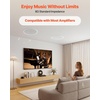 image:imageVEVOR 4 PCs 8 Inch in Ceiling Speakers 400W Flush Mount Ceiling amp inWall Speakers System with 8 Woofer1 Tweeter for Home Kitchen Living Room Bedroom or Covered Outdoor Porches150W2