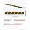 image:imageVEVOR 40 in Rubber Speed Bump 2 Pack 2 Channel Heavy Duty Traffic Speed Hump 22000 lbsAxle Load Capacity Cable Protector Ramp with Expansion Screws for Asphalt Concrete Gravel Driveway and Road1 Pack6FT
