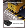 image:imageVEVOR 40 in Rubber Speed Bump 2 Pack 2 Channel Heavy Duty Traffic Speed Hump 22000 lbsAxle Load Capacity Cable Protector Ramp with Expansion Screws for Asphalt Concrete Gravel Driveway and Road2 Pack6FT