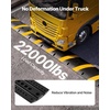 image:imageVEVOR 40 in Rubber Speed Bump 2 Pack 2 Channel Heavy Duty Traffic Speed Hump 22000 lbsAxle Load Capacity Cable Protector Ramp with Expansion Screws for Asphalt Concrete Gravel Driveway and Road1 Pack6FT