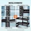 image:imageVEVOR 4PCS 1U Server Rack Shelf Universal Vented Rack Mount Cantilever Tray  for 19 Inch Network Equipment Rack amp Cabinet 10 Deep Rack Mount Shelf 50 lbs Max Weight Capacity Good Air Circulation1U2PCS