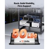 image:imageVEVOR 4PCS 1U Server Rack Shelf Universal Vented Rack Mount Cantilever Tray  for 19 Inch Network Equipment Rack amp Cabinet 10 Deep Rack Mount Shelf 50 lbs Max Weight Capacity Good Air Circulation1U4PCS