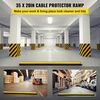 image:imageVEVOR 5 Channel Rubber Cable Protector Ramp Heavy Duty Wire Cord Cover  18000Lbs Load Capacity for Driveway Modular Interlocking Connection Cable Traffic Speed Bump with FlipOpen Top Cover5 Channel