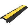 image:imageVEVOR 5 Pack Rubber Cable Protector Ramp 2 Channel Heavy Duty 66000 lbs Load Capacity Cable Wire Cord Cover Ramp Speed Bump Driveway Hose Cable Ramp Protective Cover 2Channel 5 Pack66000 lbs4 Pcs