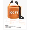 image:imageVEVOR 50 Amp 100 Feet RV Extension Cord 125V250V Heavy Duty 63  81 Gauge STW RV Power Cord NEMA 1450P to NEMA 1450R with Power Indicator Cord Organizer 15A Adapter for Camper Trailer