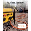 image:imageVEVOR 50 Amp Generator Cord 50 Feet 125250V RV Power Cord NEMA 1450P to SS250R with Twist Lock Grip Handle Heavy Duty 6AWG3  8AWG1 Generator Cable for RV Camper Generator to House Orange100 ft