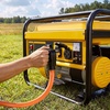 image:imageVEVOR 50 Amp Generator Cord 50 Feet 125250V RV Power Cord NEMA 1450P to SS250R with Twist Lock Grip Handle Heavy Duty 6AWG3  8AWG1 Generator Cable for RV Camper Generator to House Orange75 ft