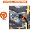 image:imageVEVOR 50 Amp Generator Cord 50 Feet 125250V RV Power Cord NEMA 1450P to SS250R with Twist Lock Grip Handle Heavy Duty 6AWG3  8AWG1 Generator Cable for RV Camper Generator to House Orange15 FT