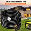 image:imageVEVOR 50 Amp Generator Cord 50 Feet 125250V RV Power Cord NEMA 1450P to SS250R with Twist Lock Grip Handle Heavy Duty 6AWG3  8AWG1 Generator Cable for RV Camper Generator to House Orange15 FT