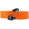 image:imageVEVOR 50 FT 30 Amp Dryer Extension Cord 3Prong NEMA 1030P to 1030R 10AWG STW Pure Copper 125250V 7500W Heavy Duty Power Cable for EV Charging Laundry Room Home Garage ETL ListedOrange