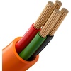 image:imageVEVOR 50 FT 30 Amp Dryer Extension Cord 3Prong NEMA 1030P to 1030R 10AWG STW Pure Copper 125250V 7500W Heavy Duty Power Cable for EV Charging Laundry Room Home Garage ETL ListedOrange