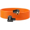 image:imageVEVOR 50 FT 30 Amp Dryer Extension Cord 3Prong NEMA 1030P to 1030R 10AWG STW Pure Copper 125250V 7500W Heavy Duty Power Cable for EV Charging Laundry Room Home Garage ETL ListedOrange