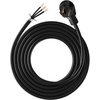 image:imageVEVOR 50 FT 30 Amp Dryer Extension Cord 3Prong NEMA 1030P to 1030R 10AWG STW Pure Copper 125250V 7500W Heavy Duty Power Cable for EV Charging Laundry Room Home Garage ETL ListedBlack