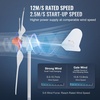 image:imageVEVOR 500W Wind Turbine Generator 12V Wind Turbine Kit with MPPT Controller 3Blade Wind Power Generator with Adjustable Windward Direction 25ms Start Wind Speed for RVs Boats Home Farm12V 800W 3Blade