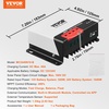image:imageVEVOR 50A MPPT Solar Charge Controller 12V  24V Auto DC Input Solar Panel Regulator Charger with Bluetooth Module 98 Charging Efficiency for SealedAGM Gel Flooded and Lithium Battery Charging40A 1224V MPPT
