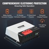 image:imageVEVOR 50A MPPT Solar Charge Controller 12V  24V Auto DC Input Solar Panel Regulator Charger with Bluetooth Module 98 Charging Efficiency for SealedAGM Gel Flooded and Lithium Battery Charging50A 1224V MPPT