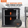 image:imageVEVOR 6U Wall Mount Network Server Cabinet 148 Deep Server Rack Cabinet Enclosure 200 lbs Max GroundMounted Load Capacity with Locking Glass Door Side Panels for IT Equipment AV Devices  for 19 IT Equipment AV Devices 200 lbs Max Load Capacity Fast Heat Dissipation with Locking Glass Door Side Panels12UGlass Door