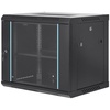 image:imageVEVOR 6U Wall Mount Network Server Cabinet 148 Deep Server Rack Cabinet Enclosure 200 lbs Max GroundMounted Load Capacity with Locking Glass Door Side Panels for IT Equipment AV Devices  for 19 IT Equipment AV Devices 200 lbs Max Load Capacity Fast Heat Dissipation with Locking Glass Door Side Panels9UGlass Door