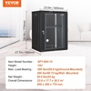 image:imageVEVOR 6U Wall Mount Network Server Cabinet 148 Deep Server Rack Cabinet Enclosure 200 lbs Max GroundMounted Load Capacity with Locking Glass Door Side Panels for IT Equipment AV Devices  for 19 IT Equipment AV Devices 200 lbs Max Load Capacity Fast Heat Dissipation with Locking Glass Door Side Panels15UGlass Door
