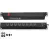image:imageVEVOR 8 Outlet Horizontal 1U Rack Mount PDU Power Strip for Network Server Racks Surge Protection amp Overload Protection 110125V15A with 6ft 14AWG Power Cord8 OutletIndividual Switches