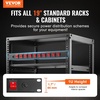 image:imageVEVOR 8 Outlet Horizontal 1U Rack Mount PDU Power Strip for Network Server Racks Surge Protection amp Overload Protection 110125V15A with 6ft 14AWG Power Cord10 OutletIndividual Switches