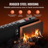 image:imageVEVOR 8 Outlet Horizontal 1U Rack Mount PDU Power Strip for Network Server Racks Surge Protection amp Overload Protection 110125V15A with 6ft 14AWG Power Cord12 OutletIntegrated Switches
