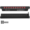 image:imageVEVOR 8 Outlet Horizontal 1U Rack Mount PDU Power Strip for Network Server Racks Surge Protection amp Overload Protection 110125V15A with 6ft 14AWG Power Cord10 OutletIndividual Switches