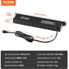 image:imageVEVOR 8 Outlet Horizontal 1U Rack Mount PDU Power Strip for Network Server Racks Surge Protection amp Overload Protection 110125V15A with 6ft 14AWG Power Cord10 OutletIndividual Switches