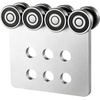 image:imageVEVOR 8 Wheel Trolley Assembly Rollers 4 Pcs 3000 lbs Load Dual Bearing Trolley Assembly for 158 Wide and All 158 or Taller Strut Channel Heavy Duty Sliding Track System for Warehouse Garage