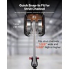 image:imageVEVOR 8 Wheel Trolley Assembly Rollers 4 Pcs 3000 lbs Load Dual Bearing Trolley Assembly for 158 Wide and All 158 or Taller Strut Channel Heavy Duty Sliding Track System for Warehouse Garage