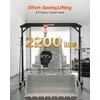 image:imageVEVOR Adjustable Gantry Crane 2200 lbs Capacity Portable Shop Lift Hoist with 957 to 1429 Height Adjustable Locking Wheels Steel Construction for Factory Warehouse Auto Repair Frame Only2200 lbs
