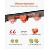 image:imageVEVOR Adjustable Gantry Crane 2200 lbs Capacity Portable Shop Lift Hoist with 957 to 1429 Height Adjustable Locking Wheels Steel Construction for Factory Warehouse Auto Repair Frame Only5000 lbs With Hoist