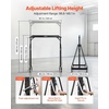 image:imageVEVOR Adjustable Gantry Crane 2200 lbs Capacity Portable Shop Lift Hoist with 957 to 1429 Height Adjustable Locking Wheels Steel Construction for Factory Warehouse Auto Repair Frame Only4400 lbs