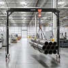 image:imageVEVOR Adjustable Gantry Crane 2200 lbs Capacity Portable Shop Lift Hoist with 957 to 1429 Height Adjustable Locking Wheels Steel Construction for Factory Warehouse Auto Repair Frame Only5000 lbs With Hoist