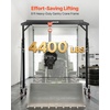 image:imageVEVOR Adjustable Gantry Crane 2200 lbs Capacity Portable Shop Lift Hoist with 957 to 1429 Height Adjustable Locking Wheels Steel Construction for Factory Warehouse Auto Repair Frame Only4400 lbs
