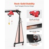 image:imageVEVOR Adjustable Gantry Crane 2200 lbs Capacity Portable Shop Lift Hoist with 9571429 in Height Adjustable Manual Trolley Electrical Hoist Sling Shackles for Factory Warehouse Auto Repair