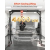 image:imageVEVOR Adjustable Gantry Crane 4400 lbs Capacity Portable Shop Lift Hoist with 9961469 in Height Adjustable Manual Trolley Hoist Sling Shackles Hooks for Garage Factory Warehouse Auto Repair