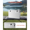 image:imageVEVOR Battery Box Group 2431 Trolling Motor Battery Box Marine Batteries Case with RubberGrommet Cable Holes Aluminum Alloy Shell Storage Case Easy Installation for OffRoad Racers TrucksAluminum Alloy Shell